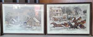 lot 235 image: LOT OF 2 FRAMED PRINTS AS SHOWN. (SOLD 2X THE MONEY)