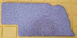 lot 261 image: OKLAHOMA SHAPED CUTTING BOARDS AS SHOWN.
