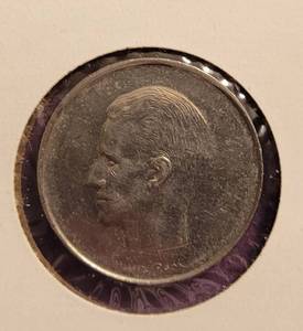 lot 282 image: 1971 BELGIAN 10 FRANCS COIN AS SHOWN.