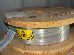 lot 72 image: Webco Industries 316 stainless steel tubing roll M057025004901
