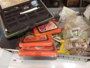 lot 98 image: Assorted welding parts and supplies as shown