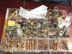 lot 87 image: Assortment of welding torch parts as shown