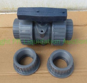 lot 9 image: FNW true union PVC ball valve model FNW340E, never used in original box