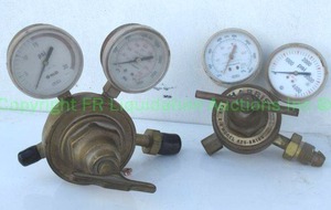 lot 21 image: Harris welding regulators