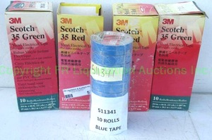 lot 53 image: 3M scotch colored vinyl electrical tape