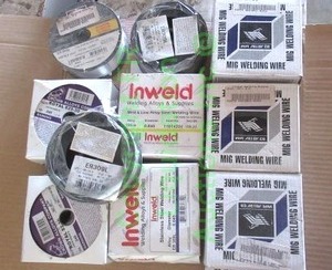 lot 69 image: Inweld and Crown Alloys small rolls welding wire