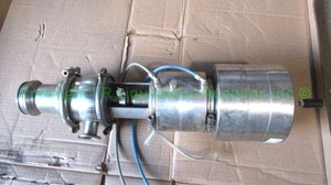 lot 101 image: GEA flow control valve food grade stainless steel