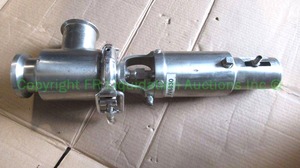 lot 102 image: Industrial flow control valve food grade stainless steel