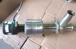 lot 103 image: GEA flow control valve food grade stainless steel