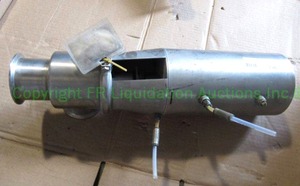 lot 104 image: Commercial flow control valve food grade stainless steel