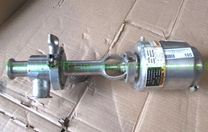 lot 105 image: Tri-Clover model 361DR-21M-20-1,12-316 flow control valve food grade stainless steel