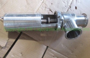 lot 107 image: Commercial flow control valve food grade stainless steel