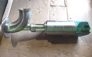 lot 109 image: Tri-Clover Alfa Laval flow control valve food grade stainless steel
