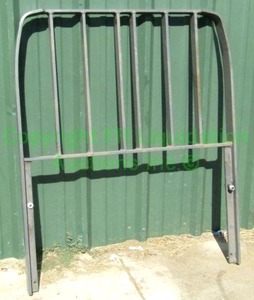 lot 123 image: Solid steel forklift safety guard rail