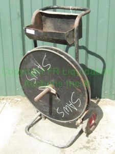 lot 125 image: Band strapping wheel cart