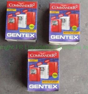 lot 145 image: Gentex commander 2 candela evacuation horn and strobe light, 3 total