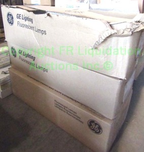 lot 149 image: GE fluorescent lamps X15421, 3 boxes