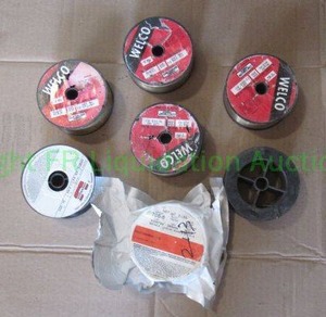 lot 225 image: Welco and Unibraze welding wire small rolls