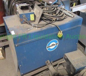 lot 193 image: Miller Dialarc HF constant current ACDC arc welding power source plus accessories as shown