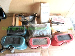 lot 182 image: Welding goggles plus spare replacement lenses