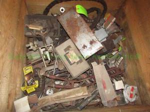 lot 268 image: Assorted industrial parts and hardware as shown