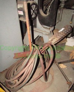 lot 274 image: Belchfire gas & compressed air torch with hose and stand