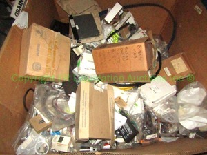 lot 362 image: Assorted electronics and industrial parts, components and hardware, generous quantity
