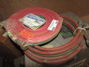 lot 288 image: OxyAcetylene welding hoses and coil pneumatic hose