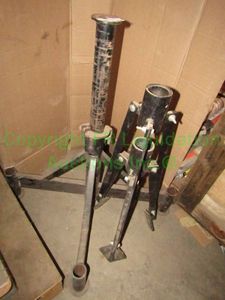 lot 296 image: Industrial tri-pod stand and tri-pod base