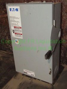 lot 319 image: Eaton general duty safety switch DG322NRB