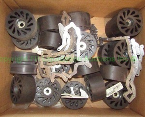 lot 361 image: 4 Roller cushion wheels plus