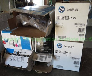 lot 325 image: HP laserjet toner cartridges as shown