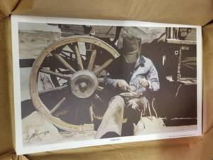 lot 35 image: Cowboy print