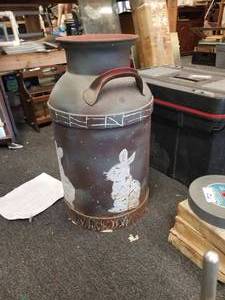 lot 71 image: Milk can