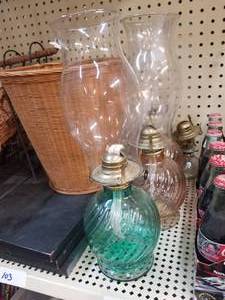 lot 104 image: Oil Lamps
