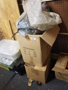 lot 129 image: Boxes of material