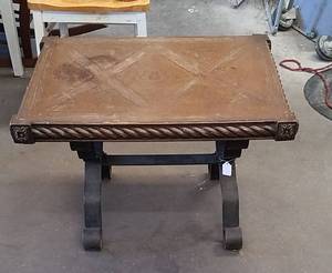 lot 229 image: Wooden End Table