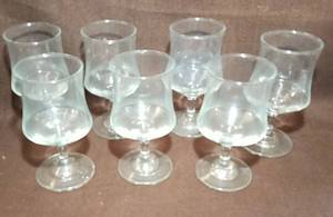 lot 275 image: Glass Water Goblets