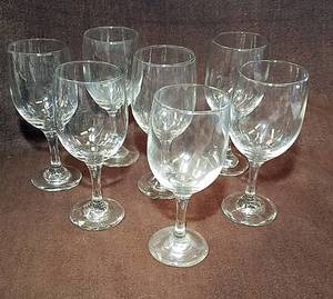 lot 298 image: 7 Water Goblets