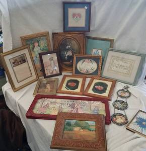 lot 312 image: Framed Wall Art