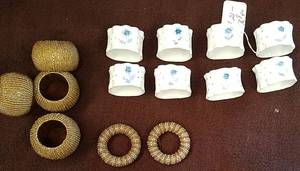 lot 328 image: Napkin Rings