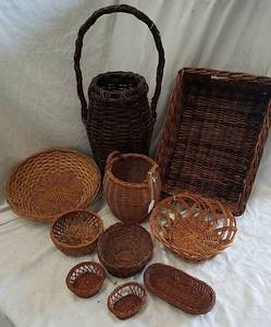 lot 360 image: Woven Baskets