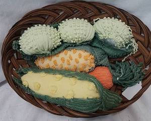 lot 367 image: Fabric Vegetables
