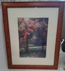 lot 393 image: Framed &amp Matted Print