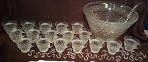 lot 223 image: Wexford Glass Punch Set