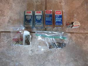 lot 146 image: CCI .22 WMR MAXI MAG HOLLOW POINT 50 ROUNDS, CCI .22 WMR MAXI MAG 50 ROUNDS, 2 BOXES OF 50 ROUNDS CCI .22 MAXI MAG V, WINCHESTER WILDCAT .22 ROUNDS AND MISC .22 ROUNDS AS SHOWN