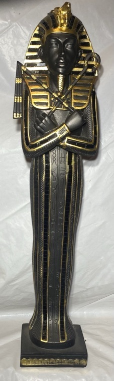lot 146 image: Black and Gold King Tut Statue
