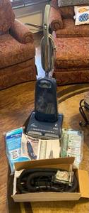 lot 169 image: Simplicity Household Vacuum Cleaner Model 7200 wattachments, bags and Owners Manuel