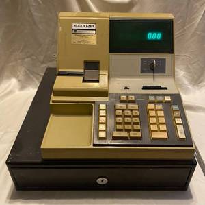 lot 210 image: Sharp Electronic Cash Register ER-3200