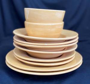 lot 47 image: Pottery Barn Sausalito Dishes